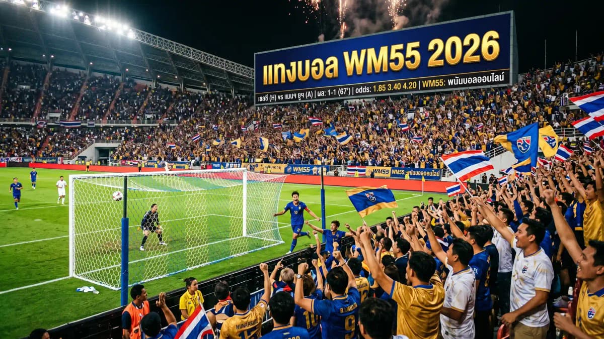 วิธีแทงบอลออนไลน์ WM55 คู่มือสำหรับมือใหม่ 2026