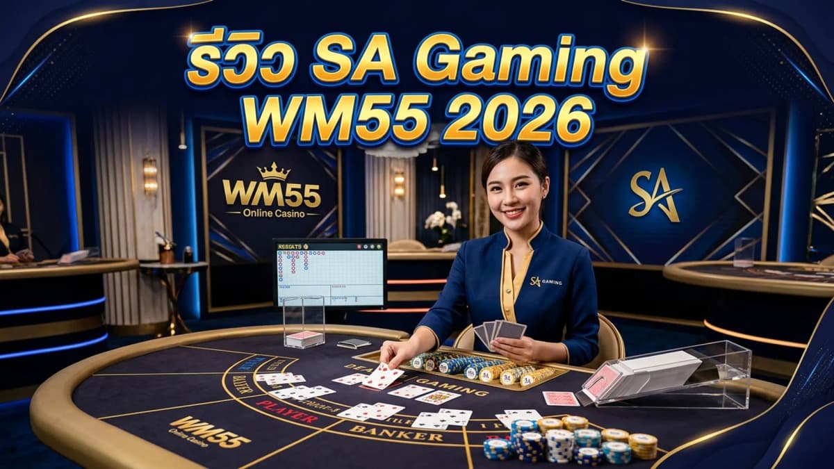 รีวิว SA Gaming คาสิโนสดยอดนิยมในไทย บน WM55